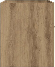 vidaXL Ντουλάπι Νιπτήρα Μπάνιου Αρτισιανή Δρυς 80x38,5x46εκ Επεξ. Ξύλο