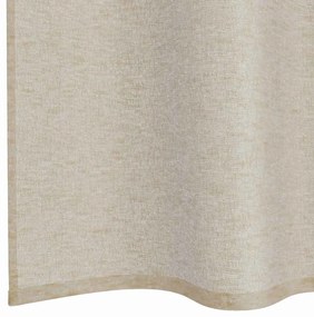 vidaXL Κουρτίνες με κουρτίνες 2 pcs Άμμος 140x175cm Πολυεστέρας