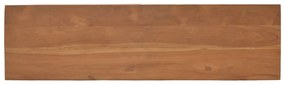 vidaXL Έπιπλο Τηλεόρασης με Ροδάκια 110x30x40 εκ. από Μασίφ Ξύλο Teak