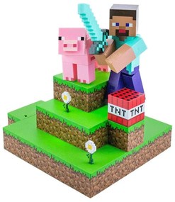 Φωτιστικό Επιτραπέζιο Minecraft - Steve Diorama PP9463MCF 25x23x30cm Multi Paladone