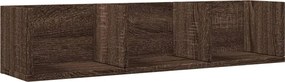 vidaXL Ντουλάπι Τοίχου Καφέ Δρυς 75x18x16,5 εκ. Επεξεργασμένο Ξύλο