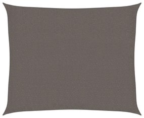 vidaXL Πανί Σκίασης Ανθρακί 2,5 x 3 μ. από HDPE 160 γρ./μ²