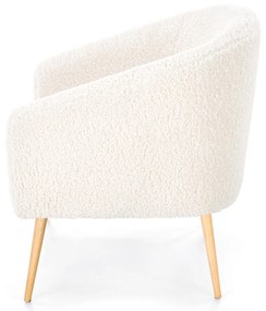 GRIFON 2 leisure armchair cream / natural DIOMMI V-CH-GRIFON_2-FOT-KREMOWY