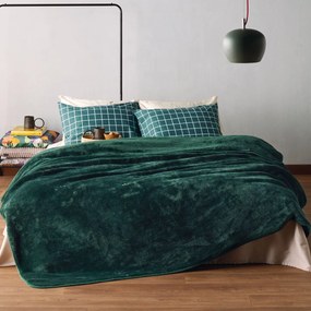 Κουβέρτα Βελουτέ Υπέρδιπλη (220x240) Kentia Loft Monaco 36 Green