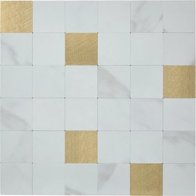 Αυτοκόλλητα Πλακάκια (Σετ 2τμχ) A-S Mina White 223869A