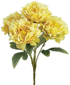 MarHome ΚΙΤΡΙΝΟ ΠΑΣΤΕΛ ΜΠΟΥΚΕΤΟ ΠΑΙΩΝΙΑ Χ5 - Υ48cm 12/48ΚΙΒ  00-00001-6