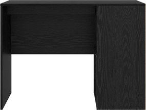 vidaXL Γραφείο Μαύρη Οξυά Επεξεργασμένο Ξύλο 102 x 50 x 75 εκ