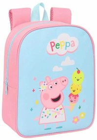 Σχολική Τσάντα Peppa Pig Μπλε Ροζ 22 x 27 x 10 cm
