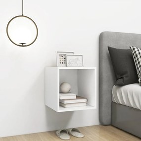 vidaXL Ντουλάπι Τοίχου Λευκό 37 x 37 x 37 εκ. από Επεξ. Ξύλο