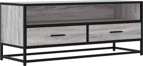 ντουλάπι τηλεόρασης vidaXL Γκρι Sonoma 100x34,5x40 cm