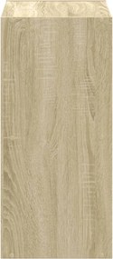 vidaXL Βιβλιοθήκη Sonoma Δρυς 68,5x32x68,5 εκ. από Επεξεργ. Ξύλο