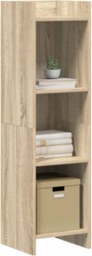 vidaXL Βιβλιοθήκη Sonoma Δρυς 30 x 30 x 111 εκ Επεξεργασμένο Ξύλο