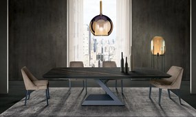 Τραπέζι Zagor Extendable 200-300x100x76 - Ceramic Noir Desirè