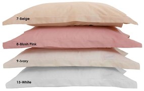 Μαξιλαροθήκη Σετ 2Τμχ Luxury Unicolour 7 Beige Anna Riska 50Χ70 100% Cotton Satin