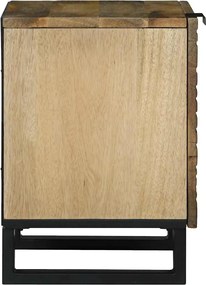 vidaXL Κομοδίνο Φυσικό 40 x 33 x 46 εκ. Επεξεργασμένο Ξύλο
