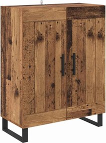 vidaXL Highboard 2 pcs Παλιό ξύλο Επεξεργασμένο ξύλο