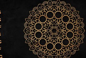 Intra απο ξύλο plywood 3mm-4mm πάχος – Διακόσμηση τοίχου Mandala Cut Laser Δίασταση  40x30 cm INTRAFABR-92467631