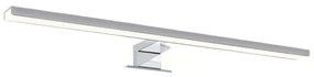 Φωτιστικό Τοίχου - Απλίκα Μπάνιου Voir PN78LEDW50CH 8W Led 50x4x10,5cm Chrome Aca Μέταλλο