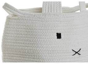 Σετ καλαθιών DKD Home Decor Λευκό Παιδικά ζώων 35 x 35 x 49 cm