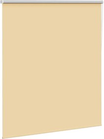 vidaXL Roller Blind Blackout Μπεζ 130x150 cm Πλάτος υφάσματος 126,6cm