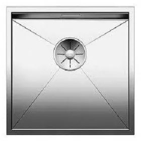 Blanco Zerox 400-U Inox Λείος Νεροχύτης Υποκαθήμενος με 1 Γούρνα 44x44 cm