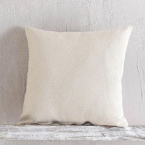 Μαξιλαροθήκη Διακοσμητική Utopia Ecru Ρυθμός 40Χ40 Cotton-Polyester