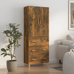vidaXL Ντουλάπα Καπνιστή δρυς 70x34x180 cm από Επεξεργασμένο Ξύλο