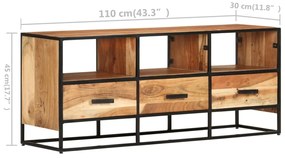 ΈΠΙΠΛΟ ΤΗΛΕΟΡΑΣΗΣ 110 X 30 X 45 ΕΚ. ΑΠΟ ΜΑΣΙΦ ΞΥΛΟ ΑΚΑΚΙΑΣ 327448