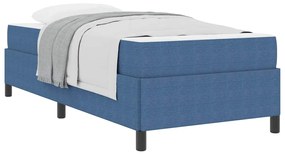 vidaXL Σκελετός Κρεβατιού Άλλο Μπλε 90 x 190 cm Βελούδο
