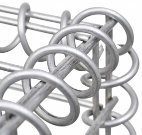 vidaXL Συρματοκιβώτιο σε Σχήμα «U» 570x20x100 εκ Γαλβανισμένος Χάλυβας