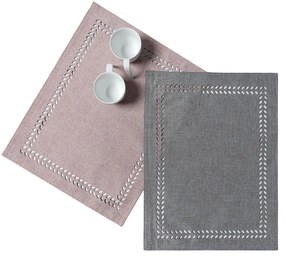 Σουπλά 2 Όψεων Silk Fashion BG18 Amethyst/Grey