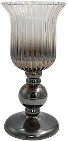 Βάζο 374-224-394 35cm Silver Glass
