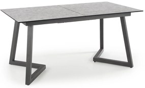 TIZIANO extension table, color: top - light grey / dark grey, legs - dark grey DIOMMI V-CH-TIZIANO-ST