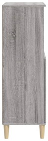 vidaXL Ντουλάπι Γκρι Sonoma 60 x 36 x 110 εκ. από Επεξεργασμένο Ξύλο