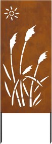 vidaXL Οθόνη Ιδιωτικότητας Κήπου Σκ rusty 50 x 140 εκ