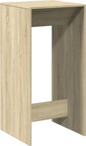 vidaXL Τραπέζι Μπαρ Sonoma Δρυς 51x50x103,5 εκ. Επεξ. Ξύλο