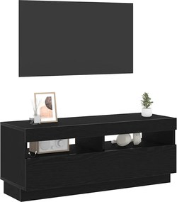 vidaXL Ντουλάπι TV Μαύρη Οξυά 100 x 35 x 40 εκ Επεξεργασμένο ξύλο