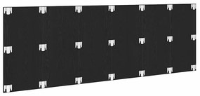 vidaXL Κεφαλάρι Μαύρη δρυς 240 x 1,5 x 80 εκ. Επεξεργασμένο ξύλο