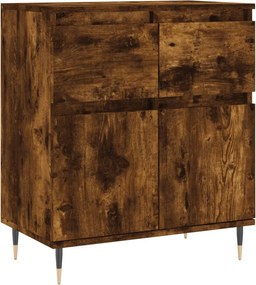 vidaXL Ντουλάπι Καπνιστή Δρυς 60x35x70 εκ. από Επεξεργασμένο Ξύλο