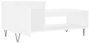 vidaXL Τραπεζάκι Σαλονιού Λευκό 100x50x45 εκ. Επεξεργασμένο Ξύλο