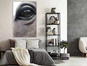 Αφίσα - Gentle Eyes - 40x60 - Χρυσό - Με πασπαρτού