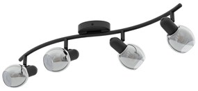 Φωτιστικό Σποτ Eglo 98626 POLLICA Μαύρο Ματ (Black Mat)