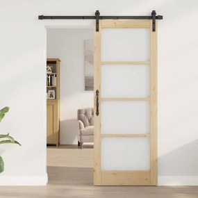 vidaXL Συρόμενη Πόρτα Άλλο ORKDAL Καφέ 78 x 202 εκ.