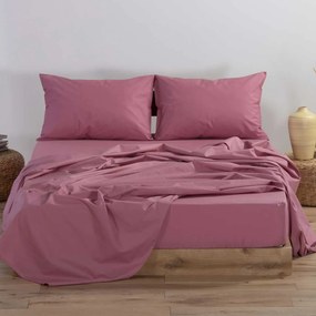 Σεντόνι Υπέρδιπλο Επίπεδο (240x270) Nef-Nef Homeware Basic Σάπιο Μήλο