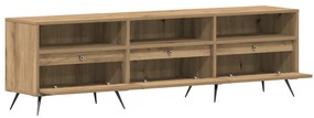 vidaXL Ντουλάπι τηλεόρασης Artisan Oak 150x30x44,5 εκ. Επεξεργασμένο ξύλο