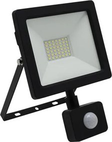 Προβολέας Led-SMD mini slim 20W 4100Κ ενδιάμεσο λευκό φως με ανιχνευτή κίνησης IP65