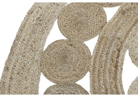 Χαλί DKD Home Decor Τροπικό Γιούτα (200 x 200 x 200 cm)