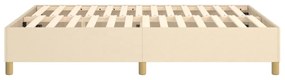 ΠΛΑΙΣΙΟ ΚΡΕΒΑΤΙΟΥ BOXSPRING ΚΡΕΜ 140 X 190 ΕΚ. ΥΦΑΣΜΑΤΙΝΟ 3120958