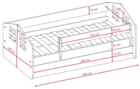 Παιδικό κρεβάτι Kacper-160 x 80