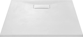 vidaXL Βάση Ντουζιέρας Λευκή 100 x 80 εκ. από SMC